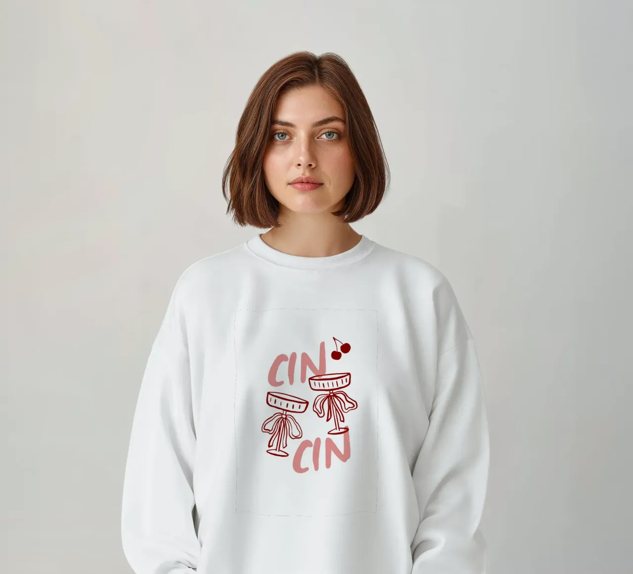 Cin Cin -Cócteles sudadera de Olga Wildrose
