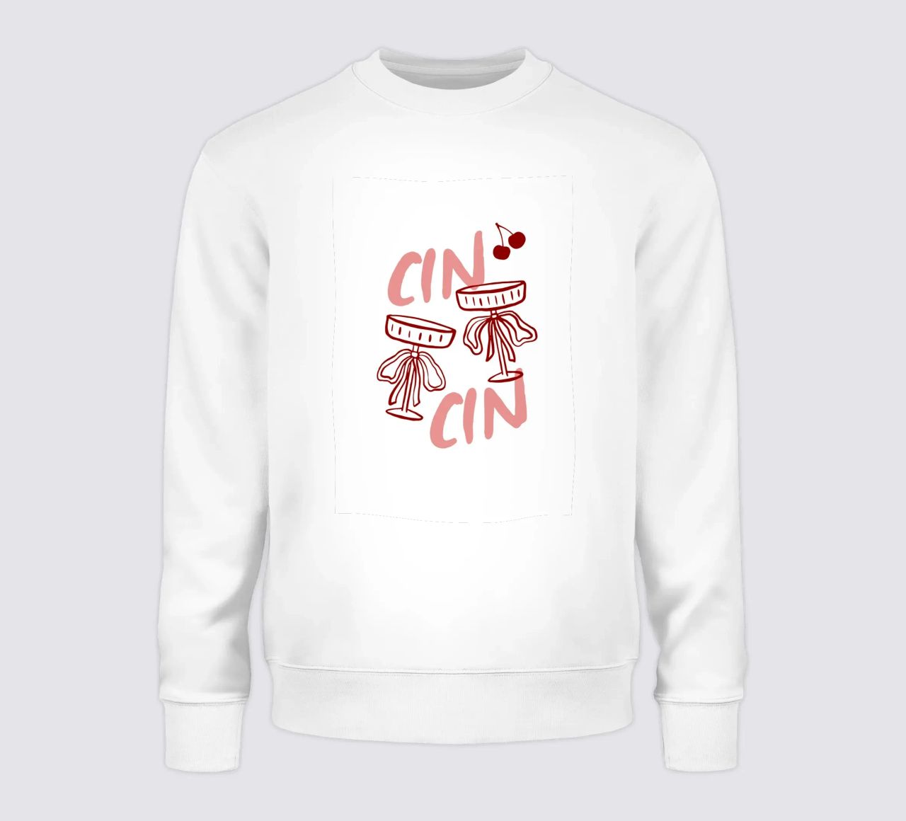 Cin Cin -Cócteles sudadera de Olga Wildrose