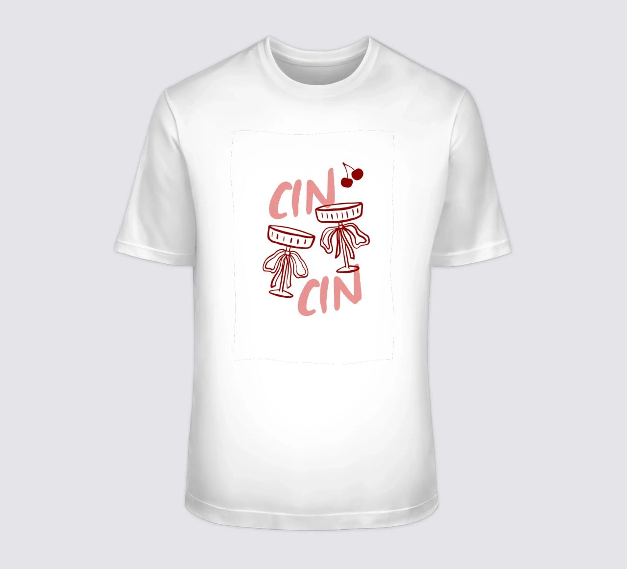 Cin Cin -Cócteles camiseta de Olga Wildrose