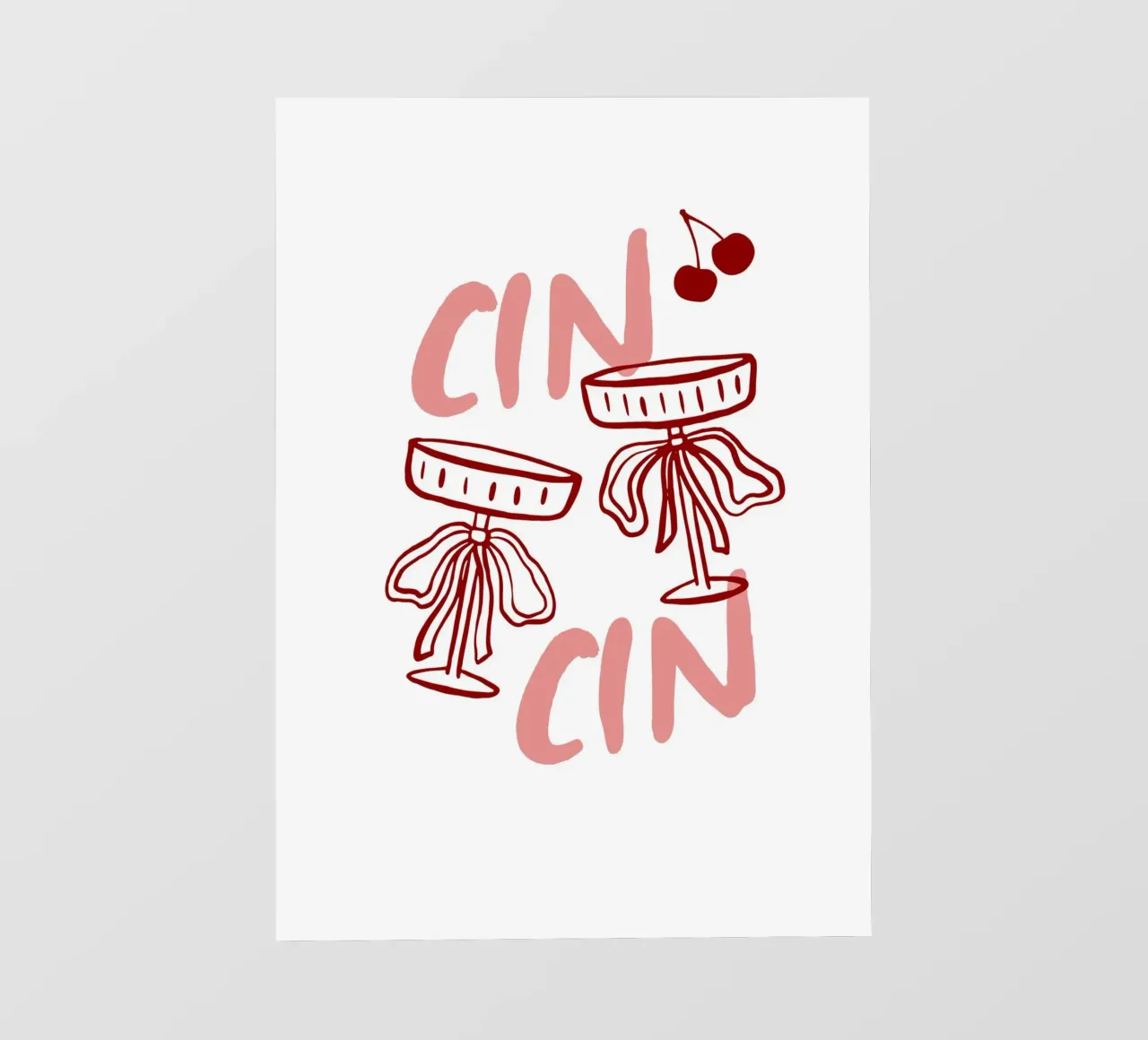 Cin Cin -Cocktail telo in pvc da IamHomeStudio