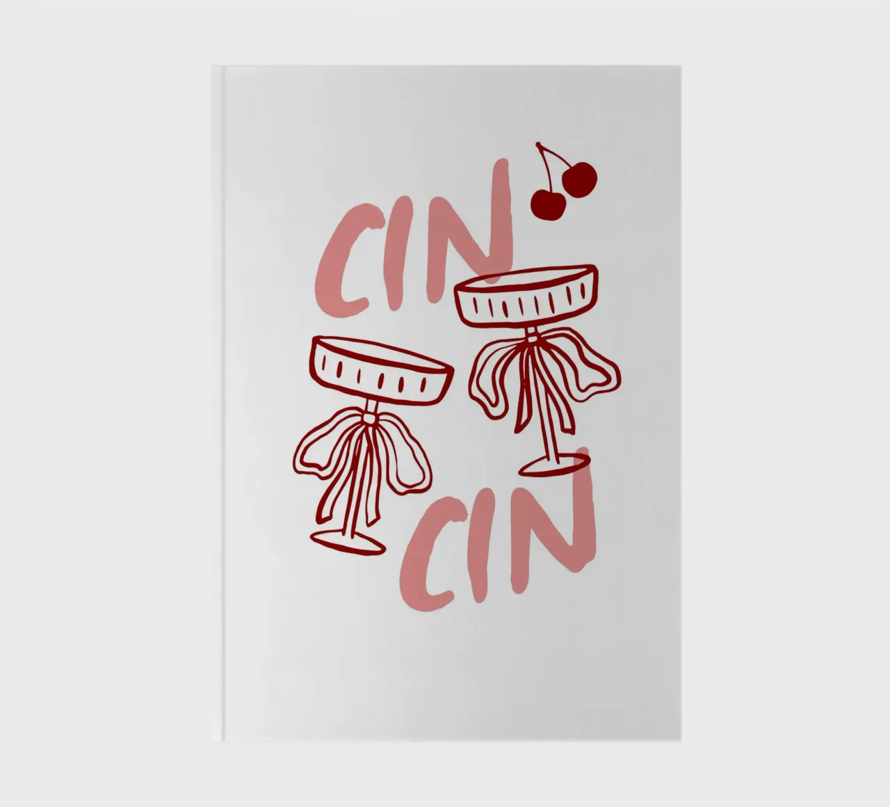 Cin Cin -Cocktails carnet de notes de IamHomeStudio