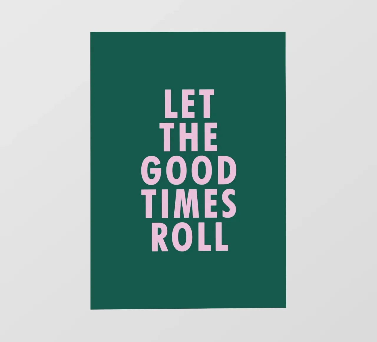 Let the good times roll telo in pvc da WORD & WONDER