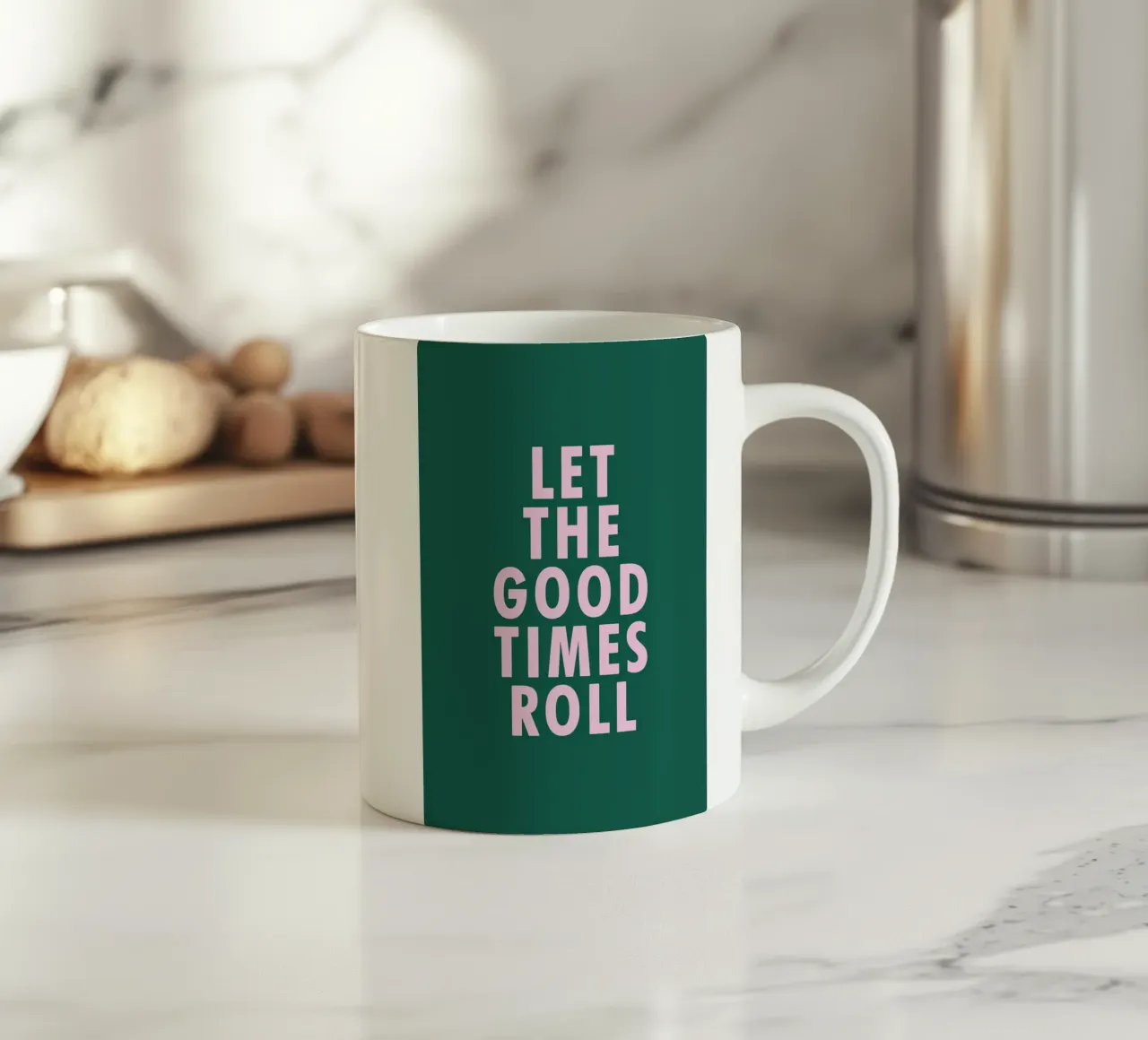 Let the good times roll tazza in ceramica da WORD & WONDER