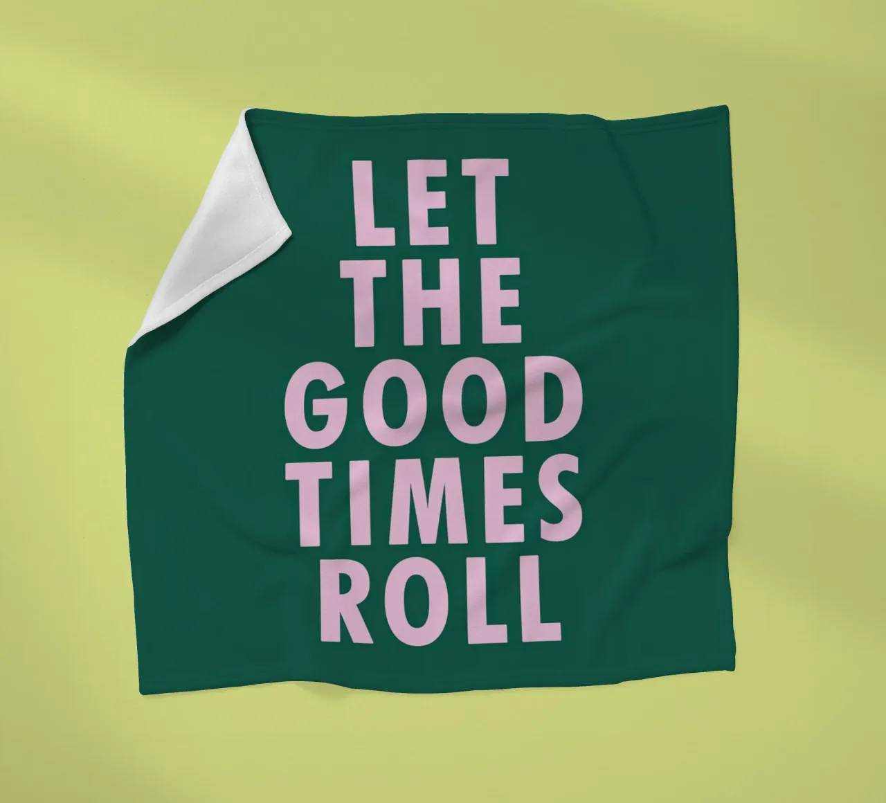 Let the good times roll coperta in pile da WORD & WONDER