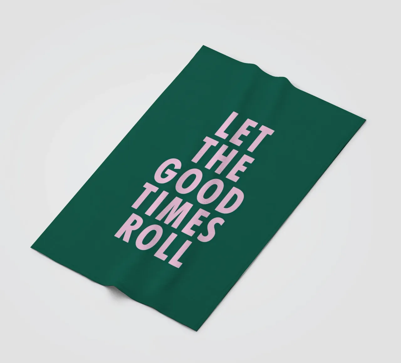 Let the good times roll coperta in pile da WORD & WONDER