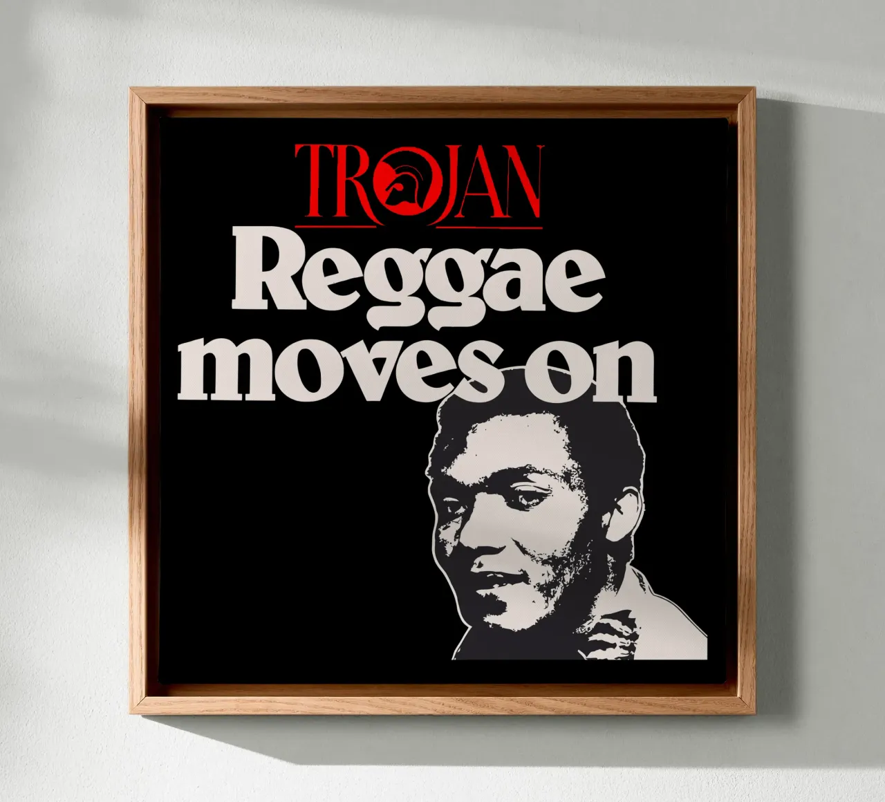 Trojan Reggae Moves On tela con Cornice a cassetta da kiwirsemplok