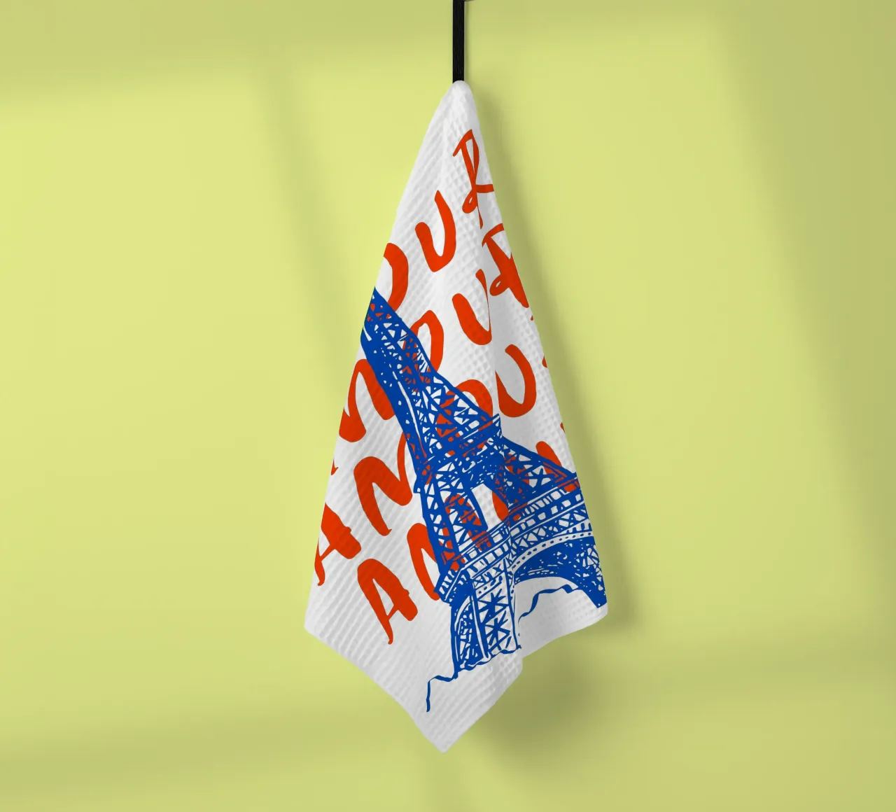 blue Eiffel Tower design canovaccio da cucina da ramosashop