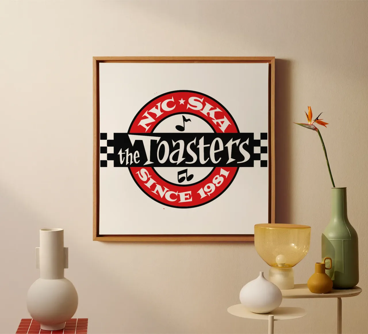 NYC SKA The Toasters Since 1981 tela da aylaholic