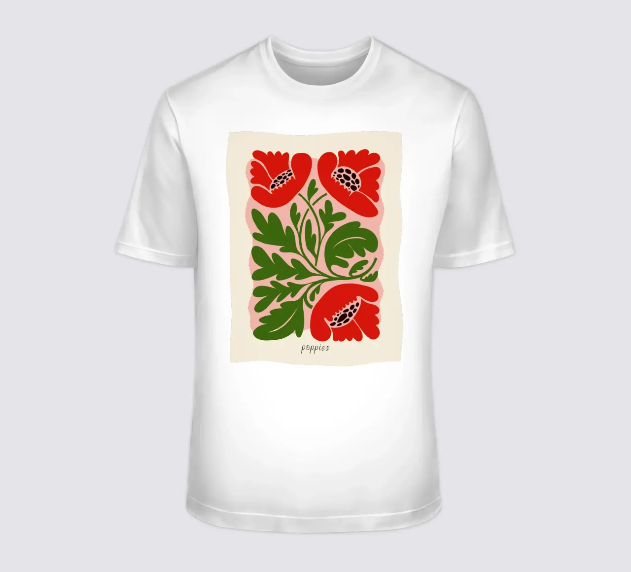 Papaveri rossi t-shirt da IamHomeStudio