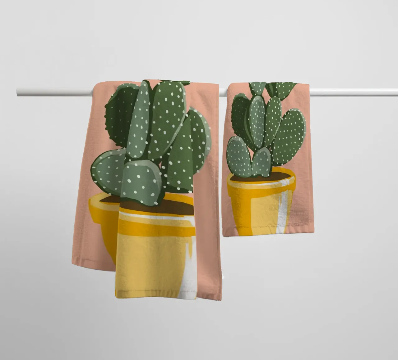 Cactus 07 asciugamano da bagno da Little Dean