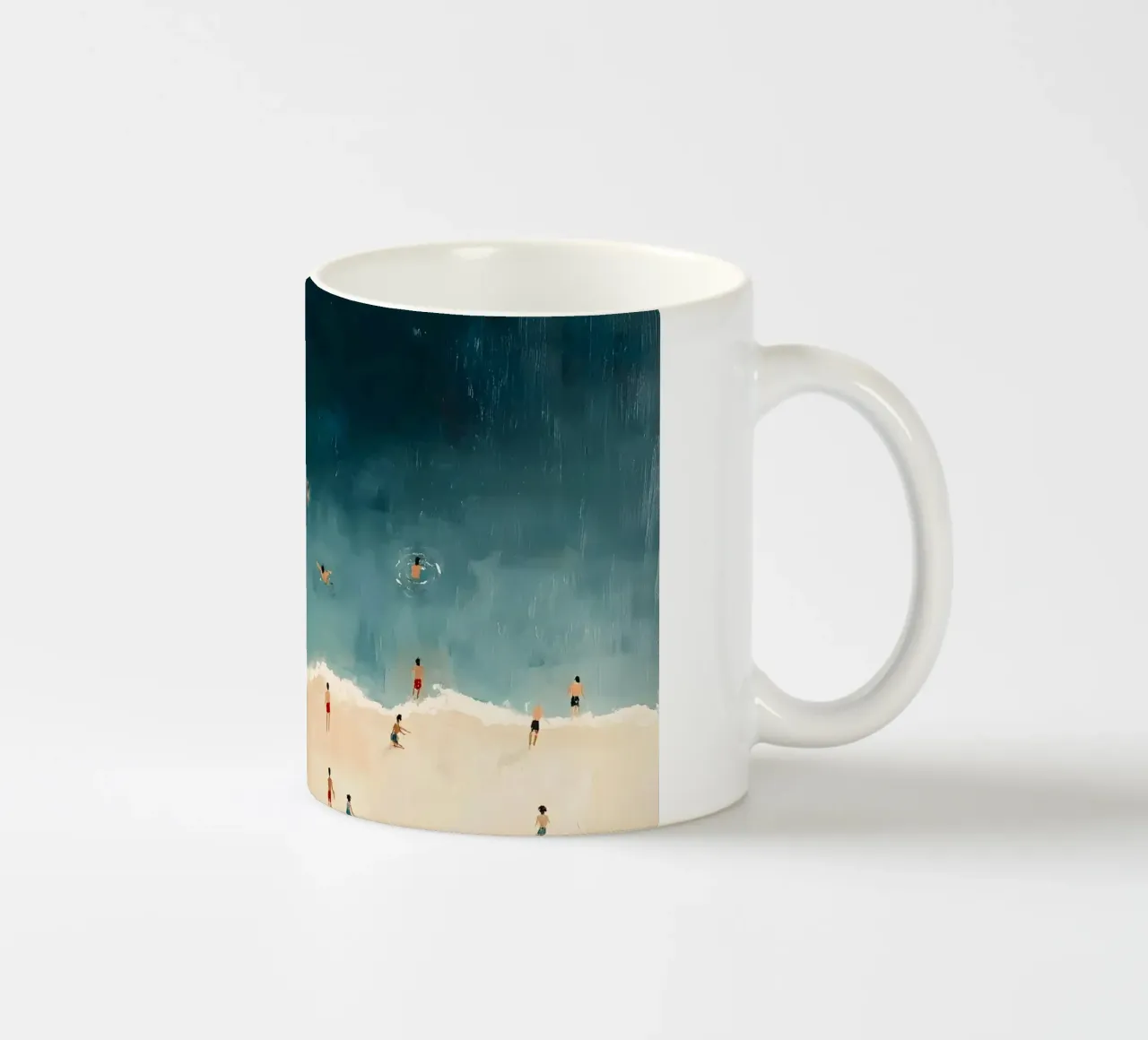 Persone che nuotano tazza in ceramica da IamHomeStudio
