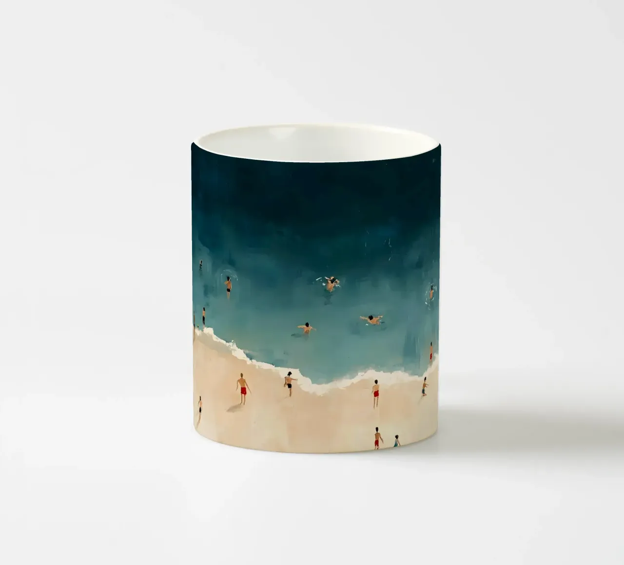 Persone che nuotano tazza in ceramica da IamHomeStudio