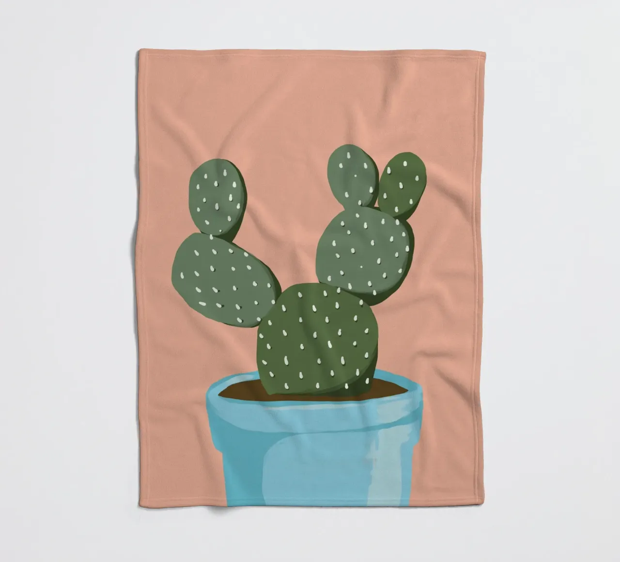 Cactus 08 coperta in pile da Little Dean