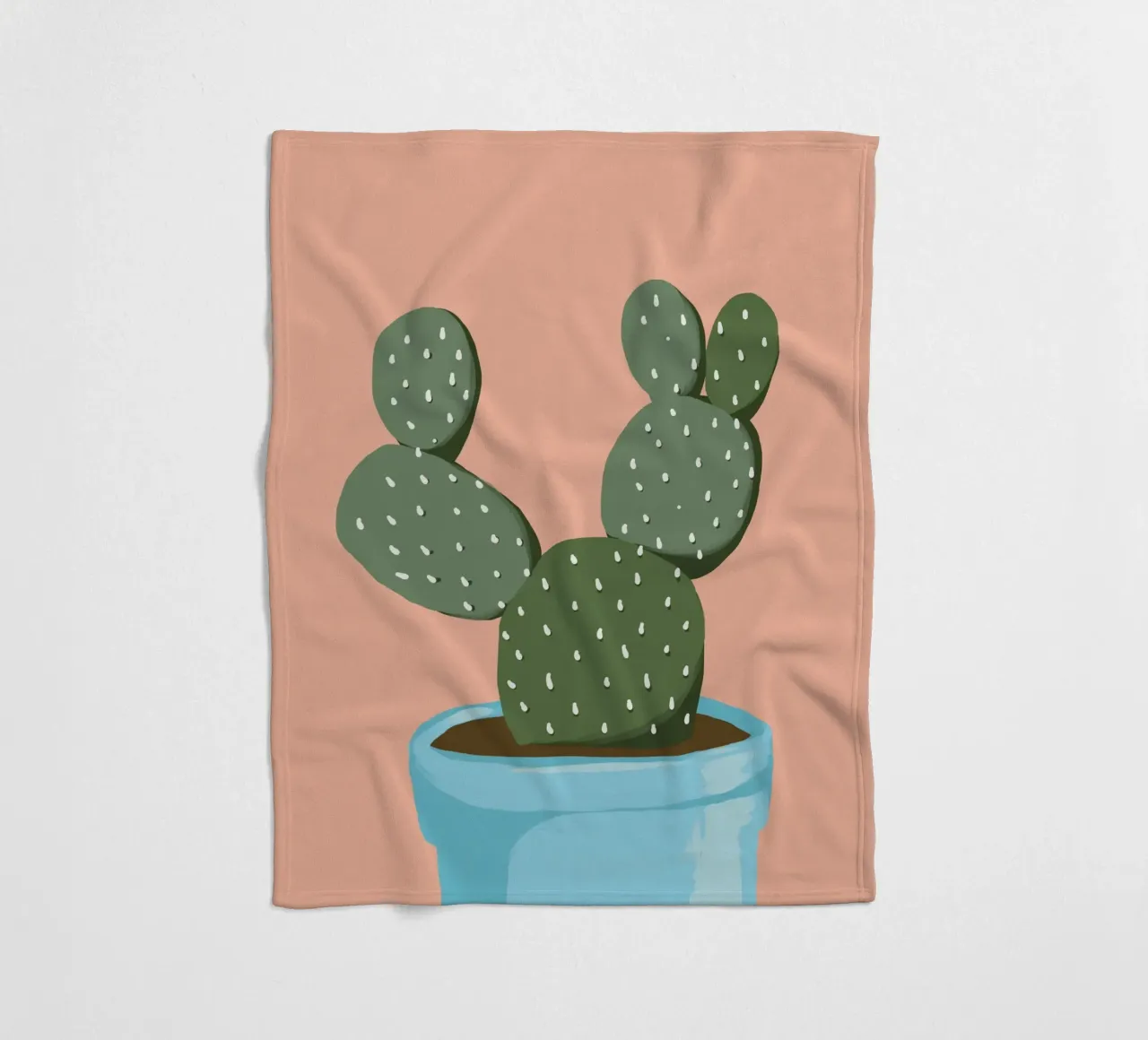 Cactus 08 coperta in pile da Little Dean