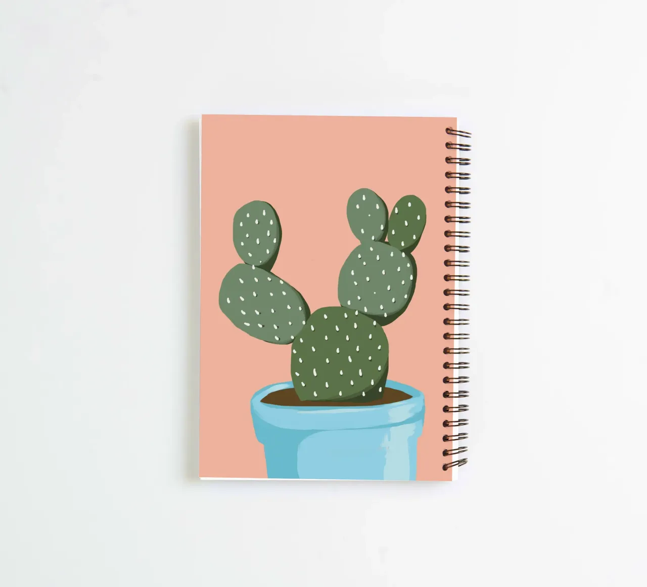 Cactus 08 spiral notebook by Little Dean