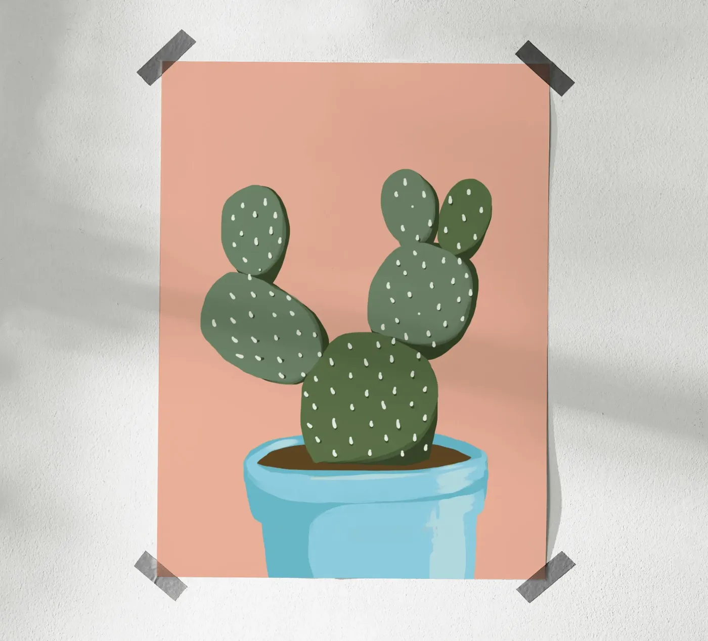 Cactus 08 poster van Little Dean