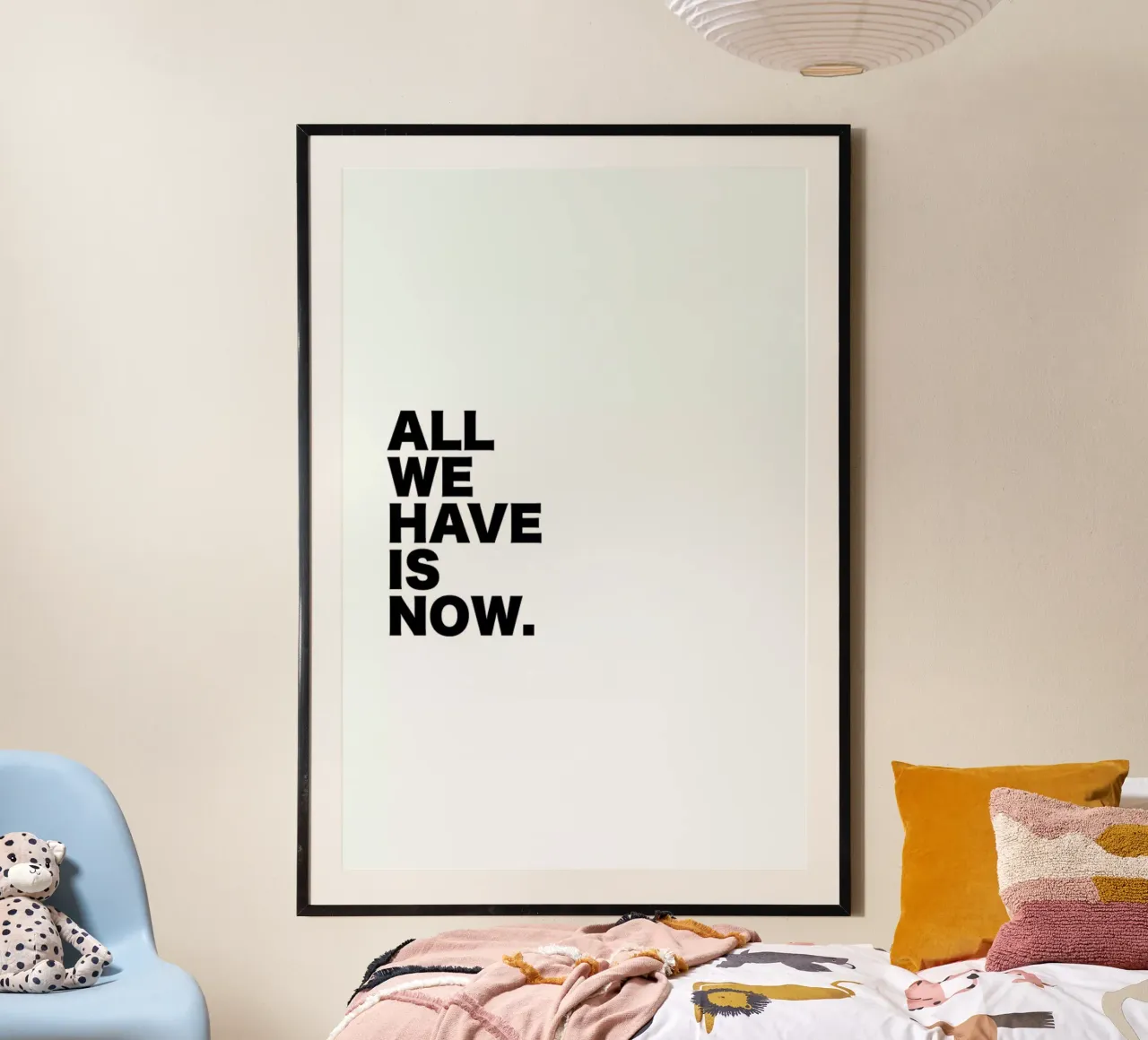 All We Have Is Now Quote Hahnemühle von George Griefy
