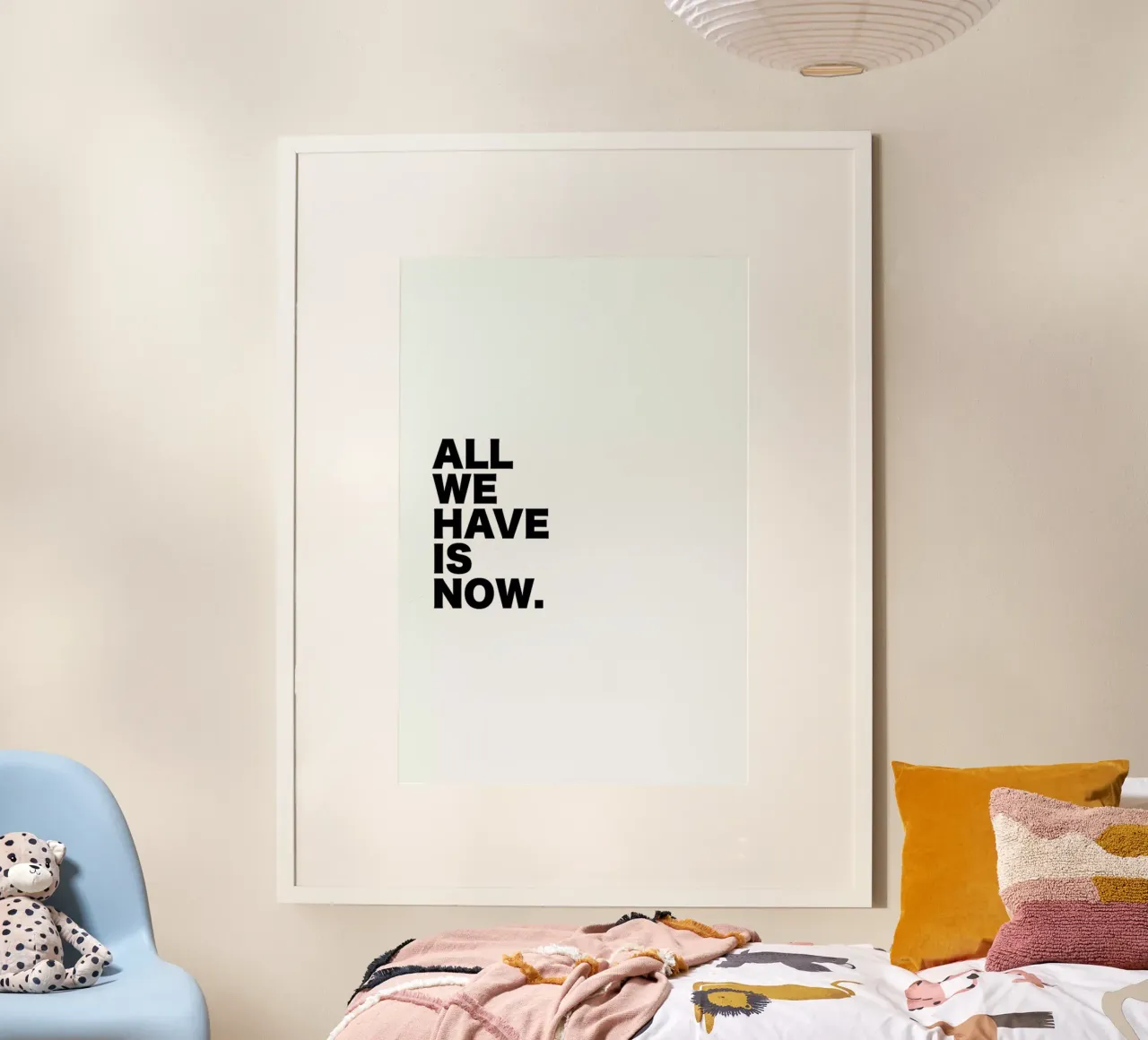 All We Have Is Now Quote Hahnemühle von George Griefy