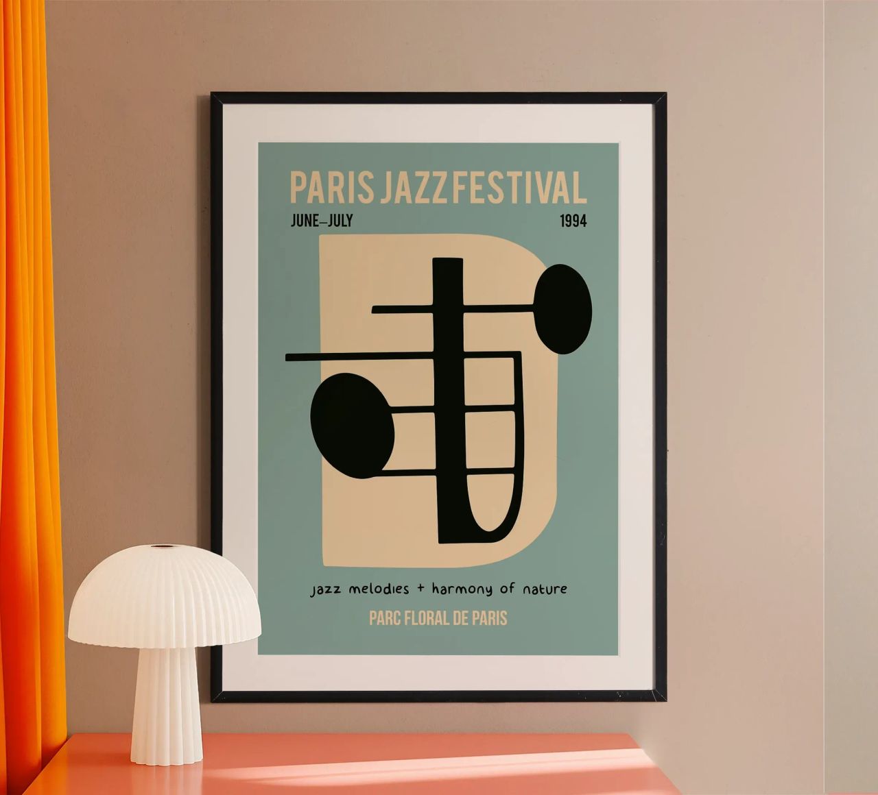 jazzmusikfestival paris Poster von Lindsey W Fernandez