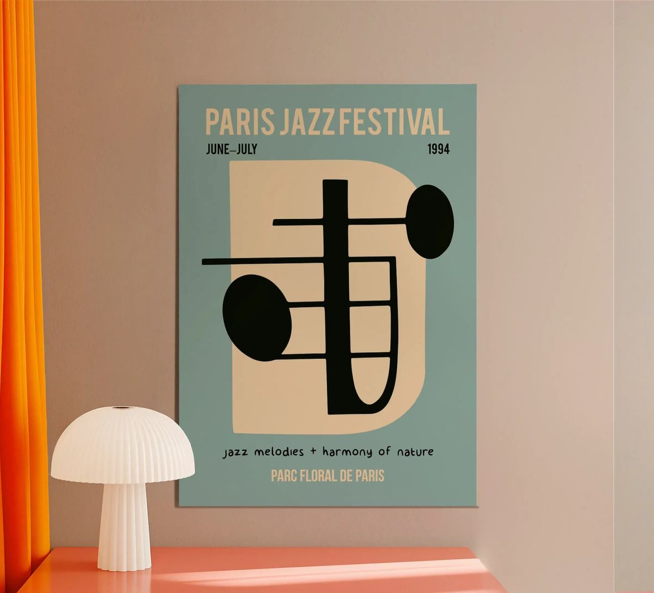 jazzmusikfestival paris Poster von Lindsey W Fernandez