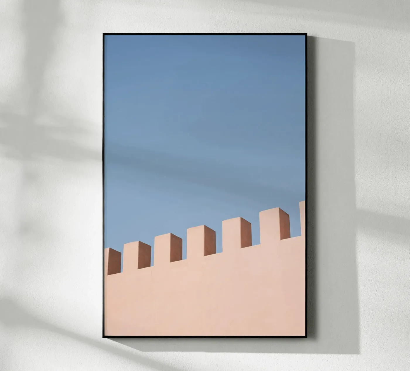 Pink wall blue sky plexiglass da photolovers