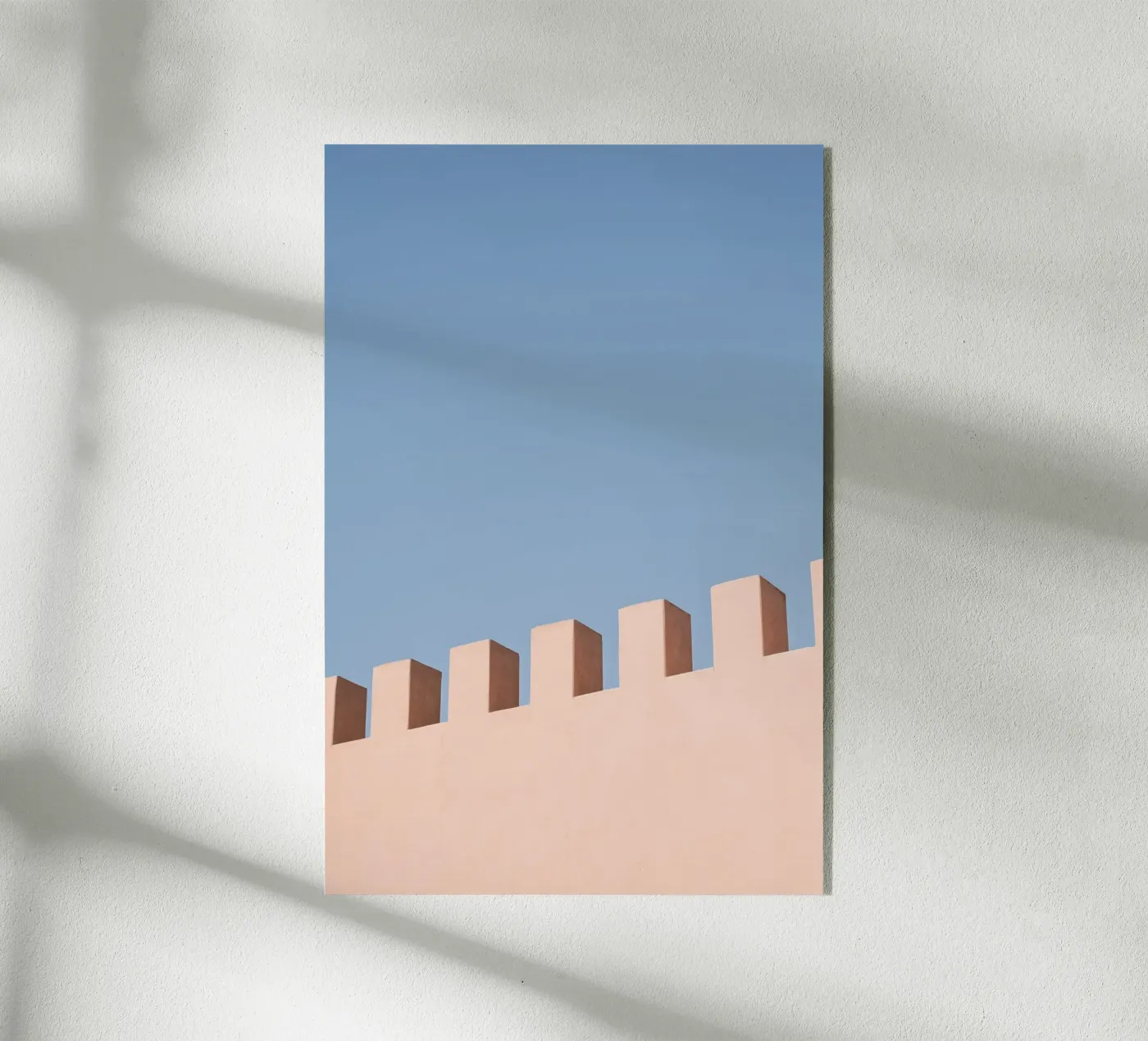 Pink wall blue sky plexiglass da photolovers