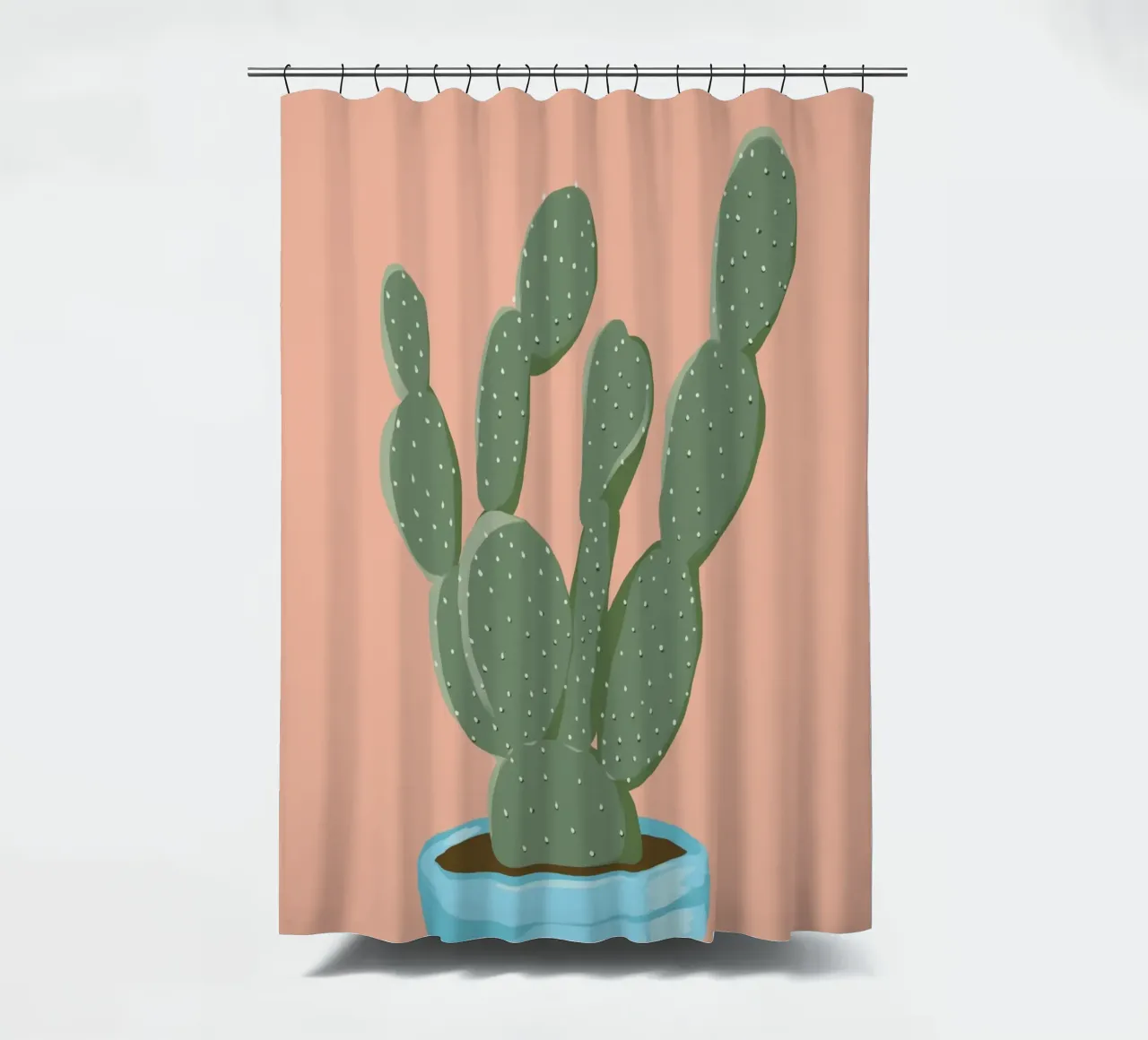 Cactus 10 tenda da doccia da Little Dean