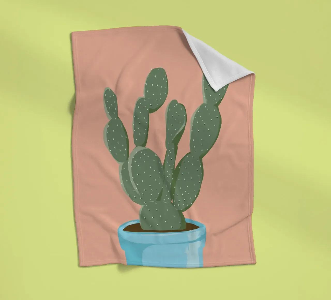 Cactus 10 coperta in pile da Little Dean