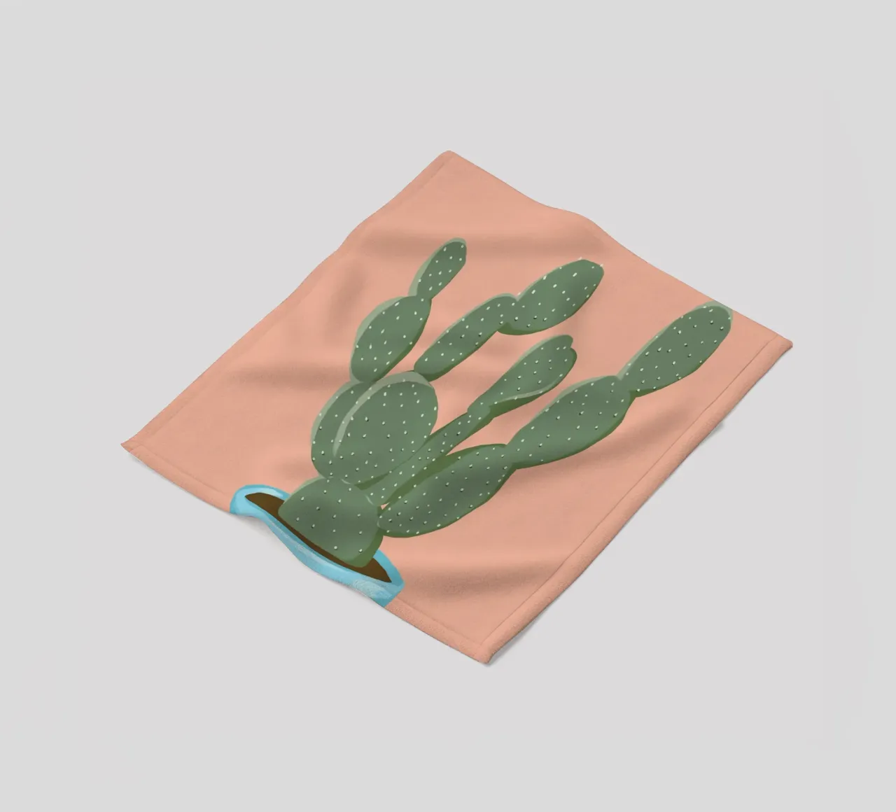 Cactus 10 coperta in pile da Little Dean