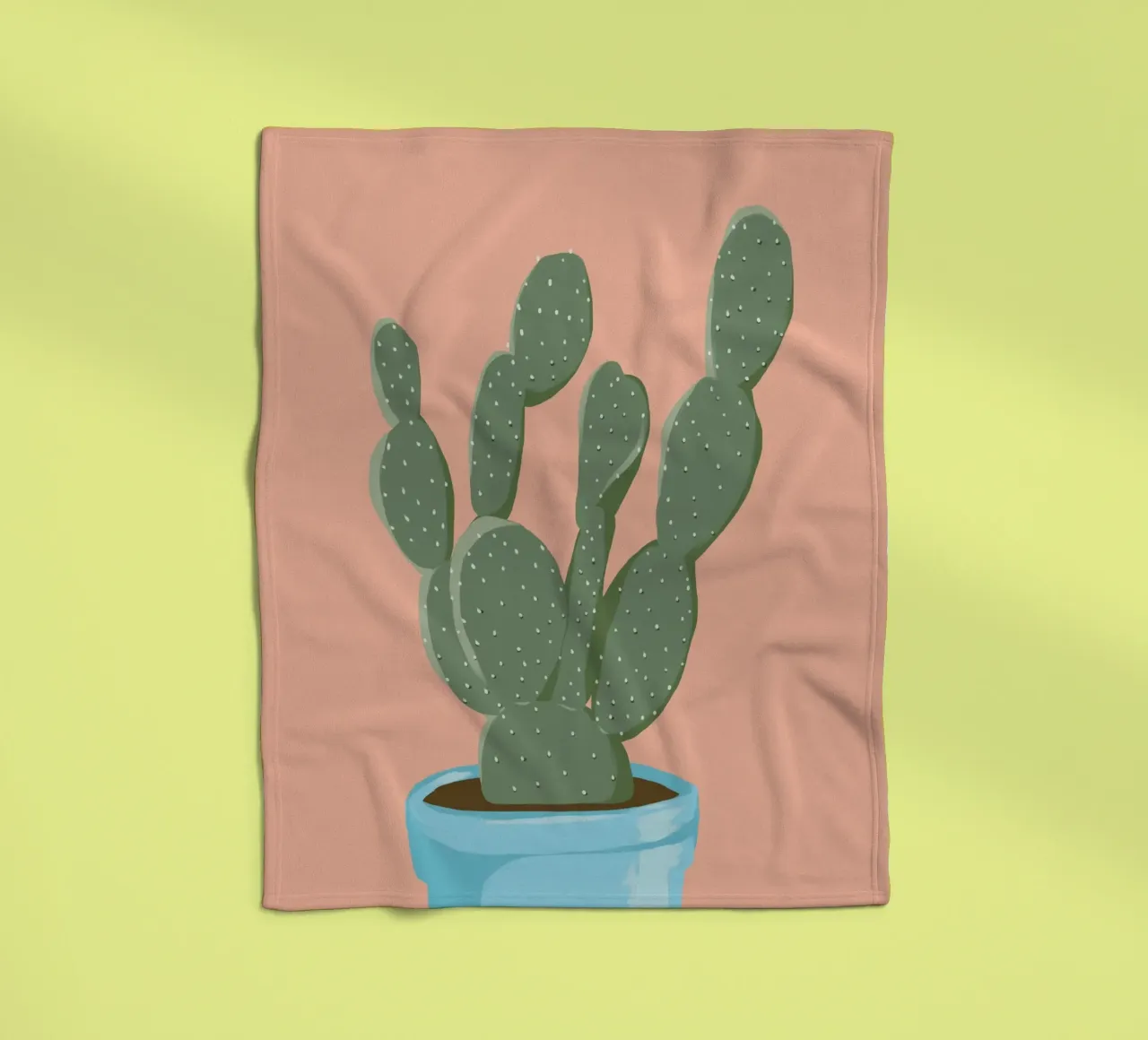 Cactus 10 coperta in pile da Little Dean