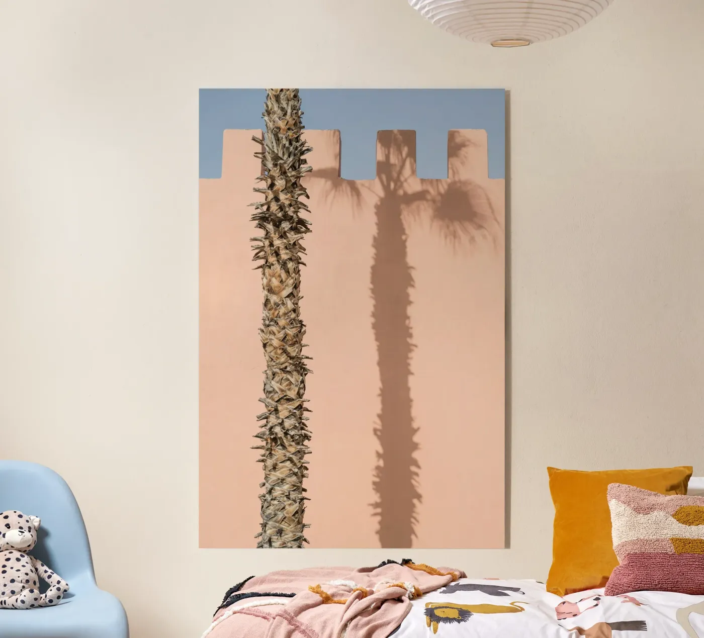 Shadow on a pink wall plexiglass da photolovers