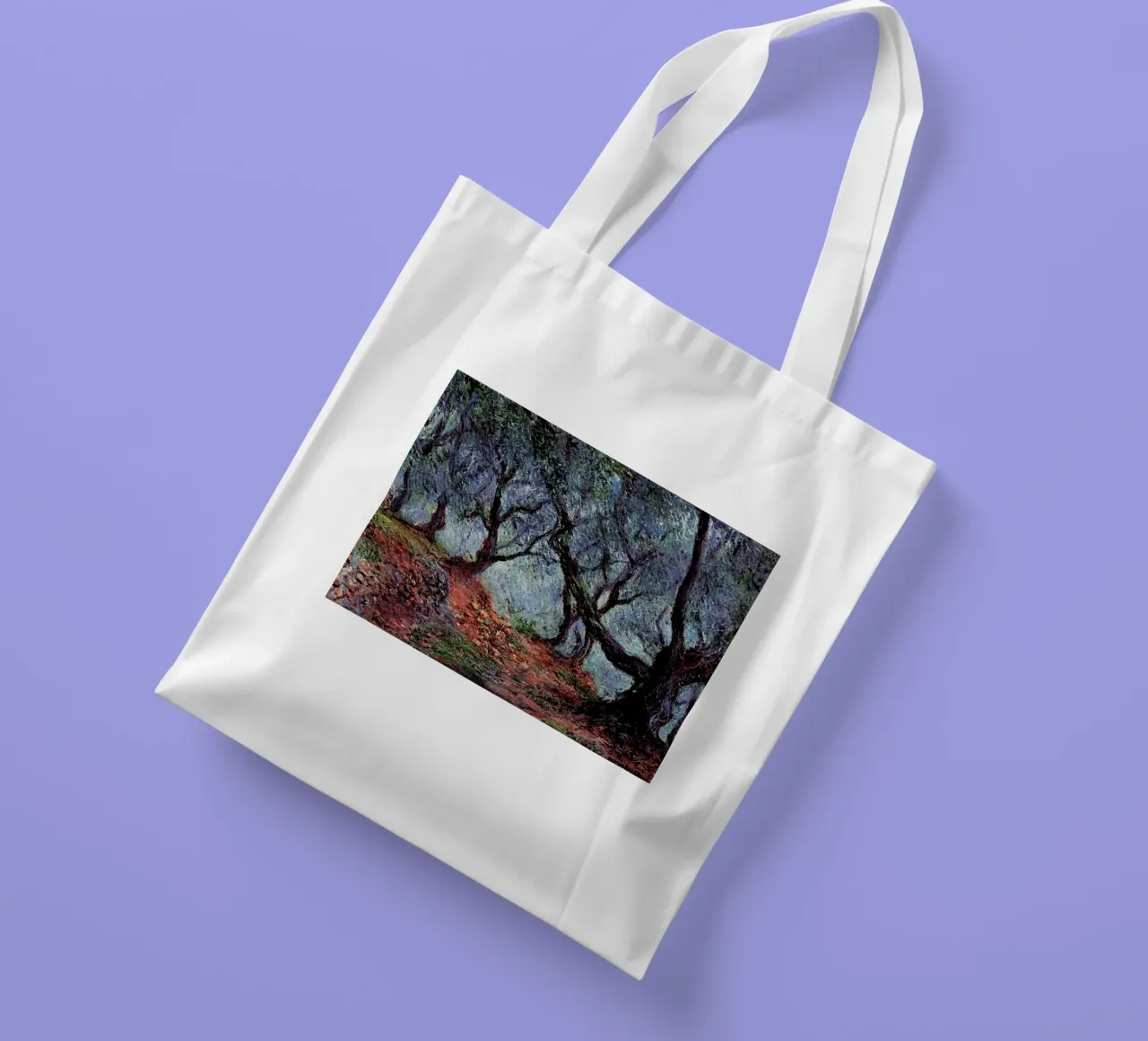 alberi in mezzo alla foresta borsa in juta da SMG Store