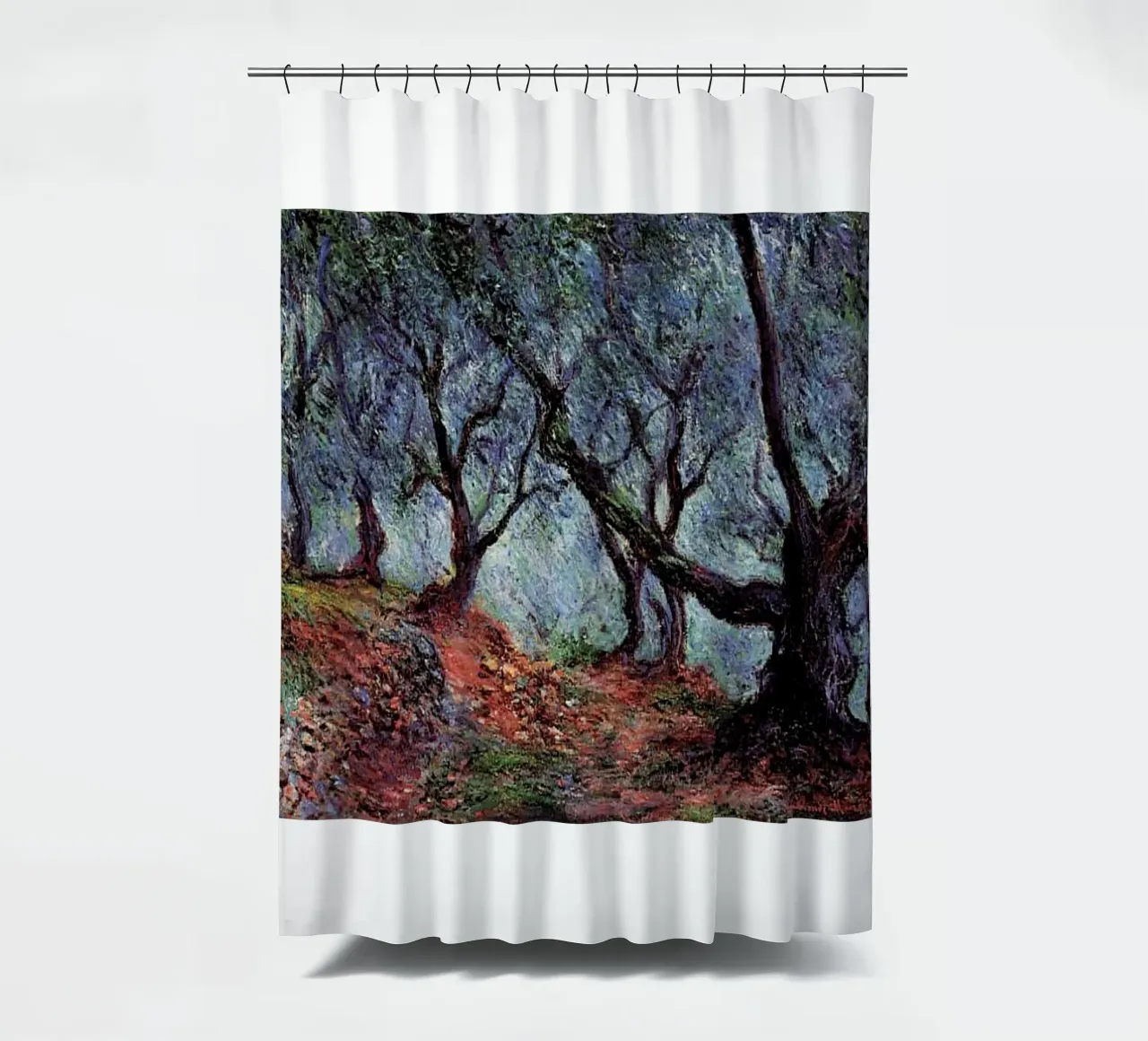 alberi in mezzo alla foresta tenda da doccia da SMG Store