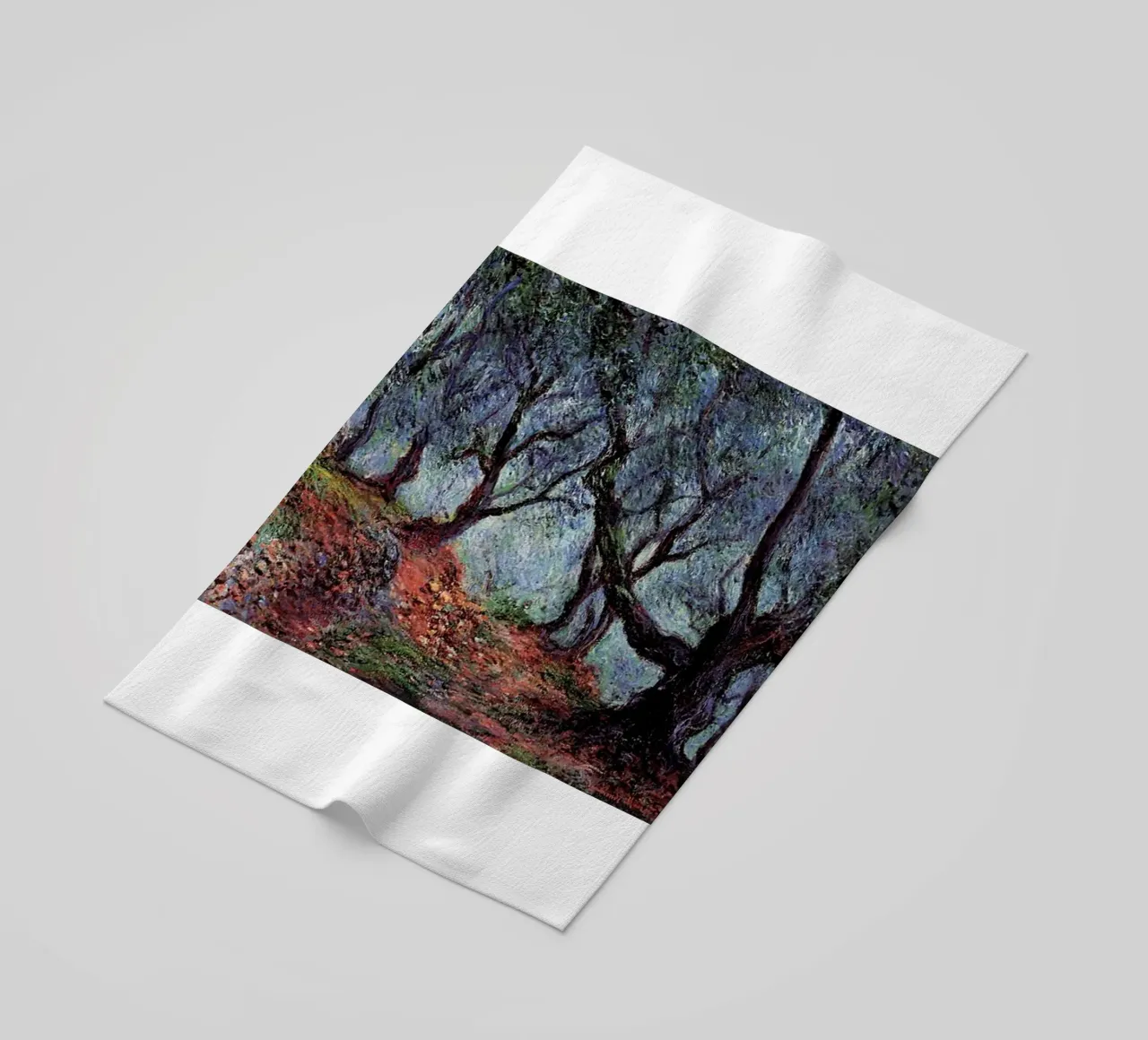 alberi in mezzo alla foresta telo mare da SMG Store