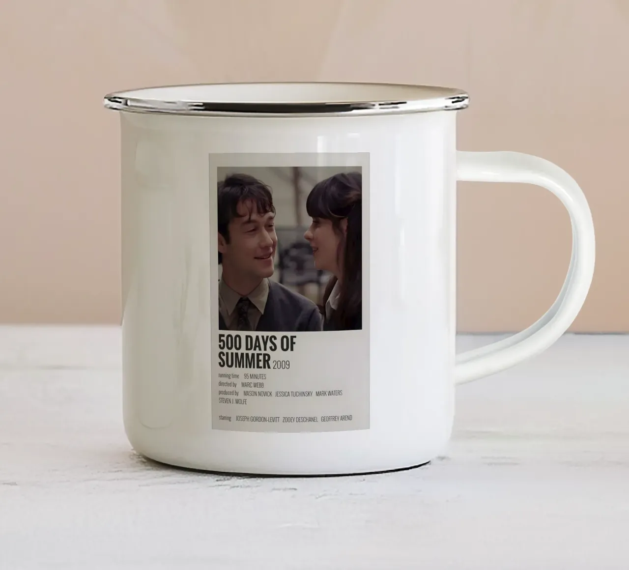 500 DAYS OF SUMMER 2009 tazza in smalto da MVFminimalist