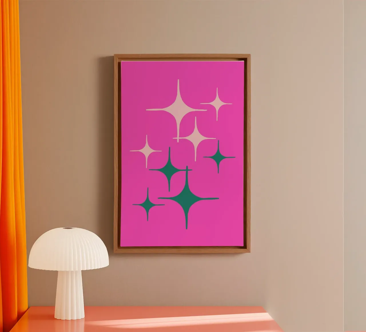Twinkle Twinkle canvas by Kubistika