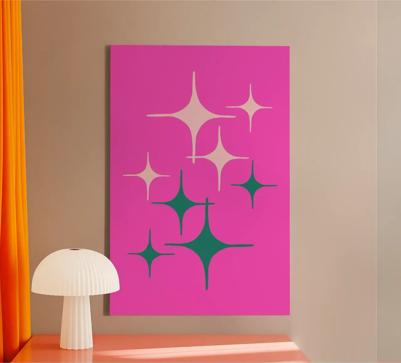 Twinkle Twinkle canvas by Kubistika
