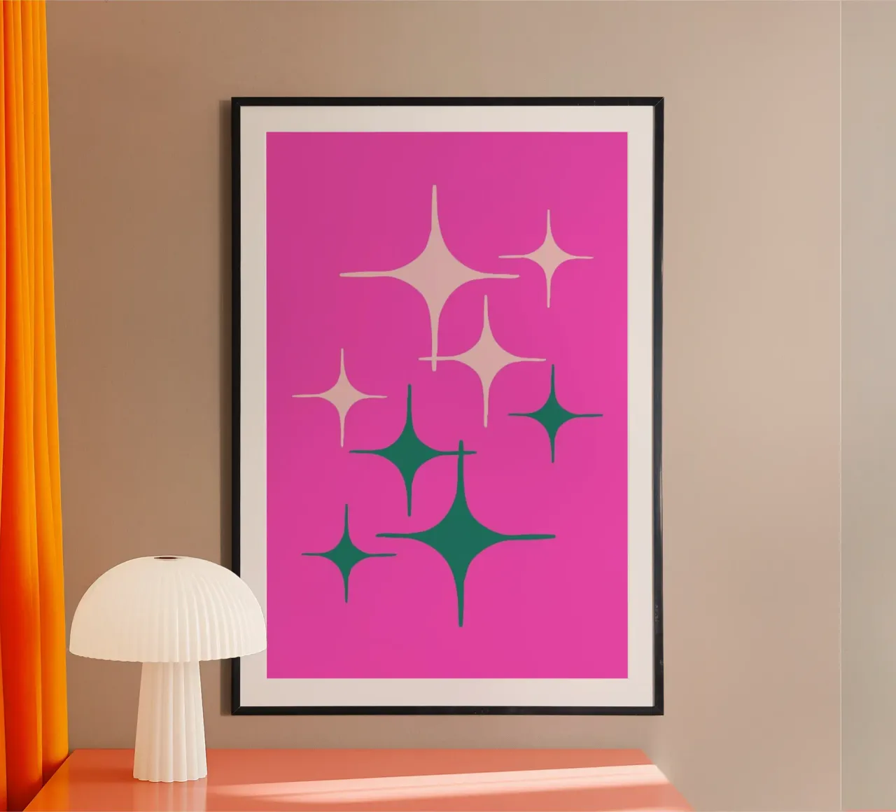Twinkle Twinkle poster van Kubistika