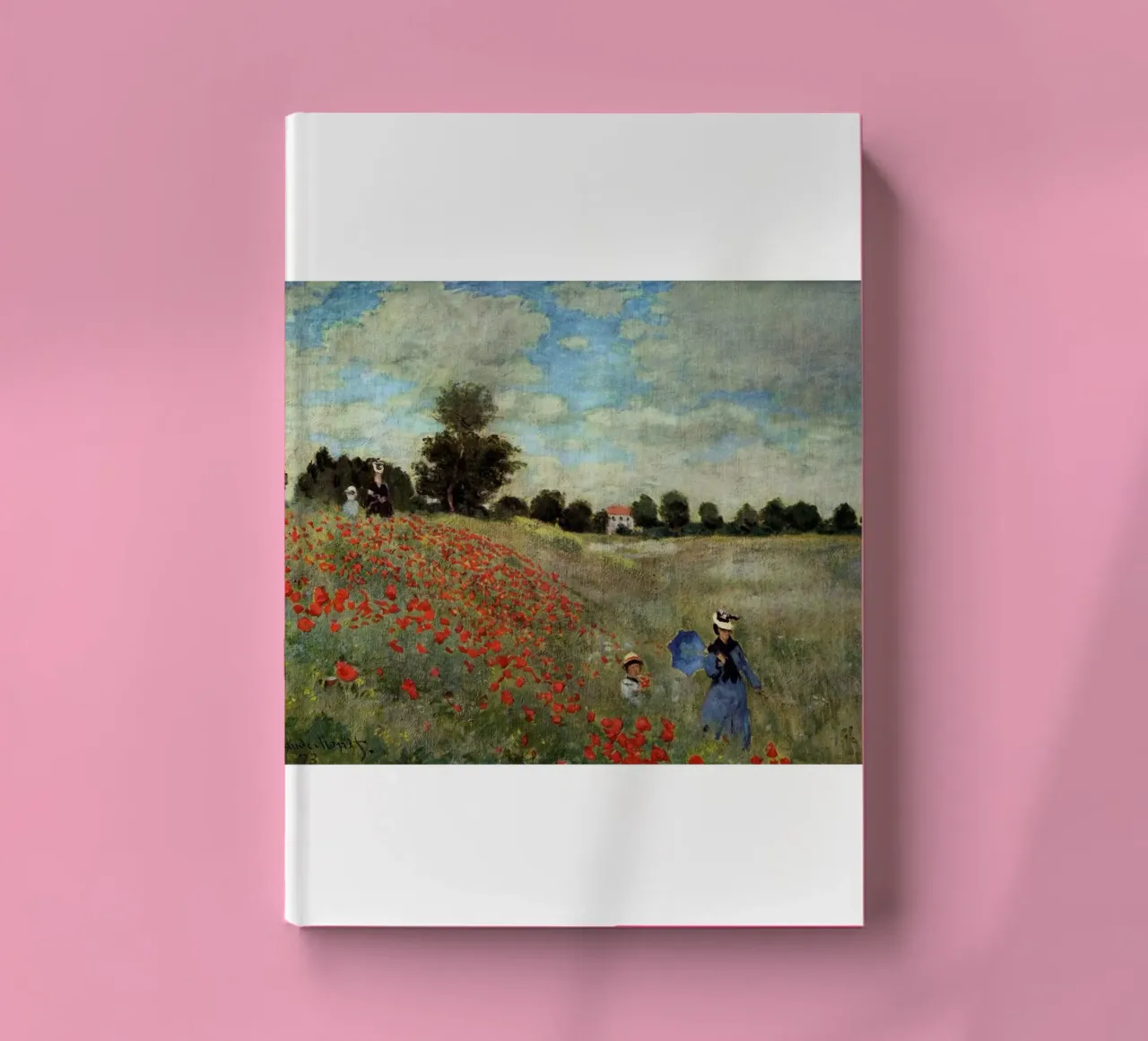 vue sur les collines fleuries carnet de notes de SMG Store