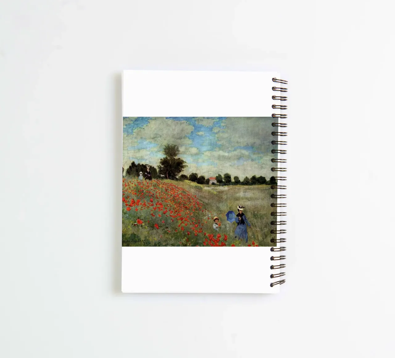 view of flowering hills spiral notebook by SMG Store