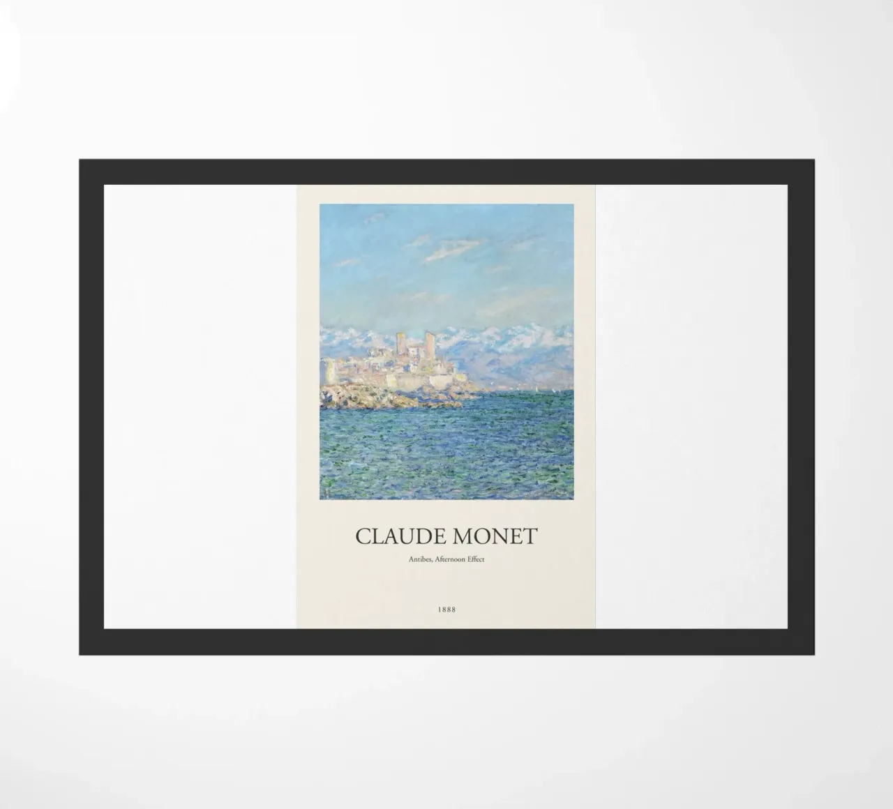 vue étendue sur la méditerranée paillasson de SMG Store