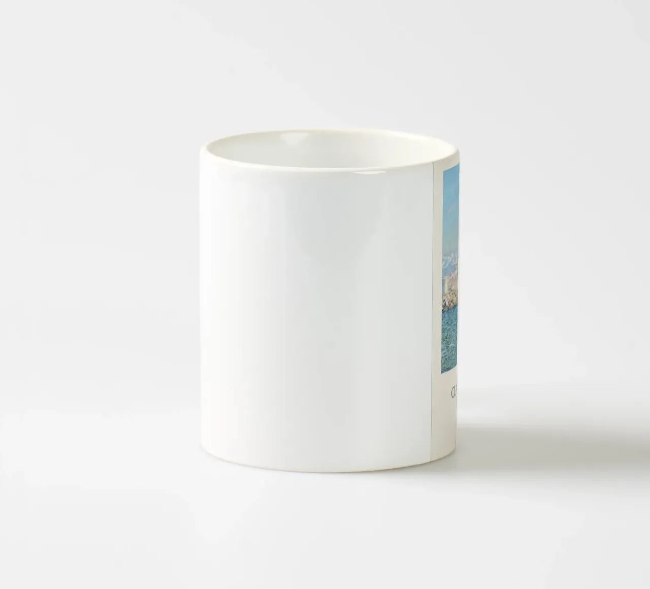 vue étendue sur la méditerranée mug en céramique de SMG Store