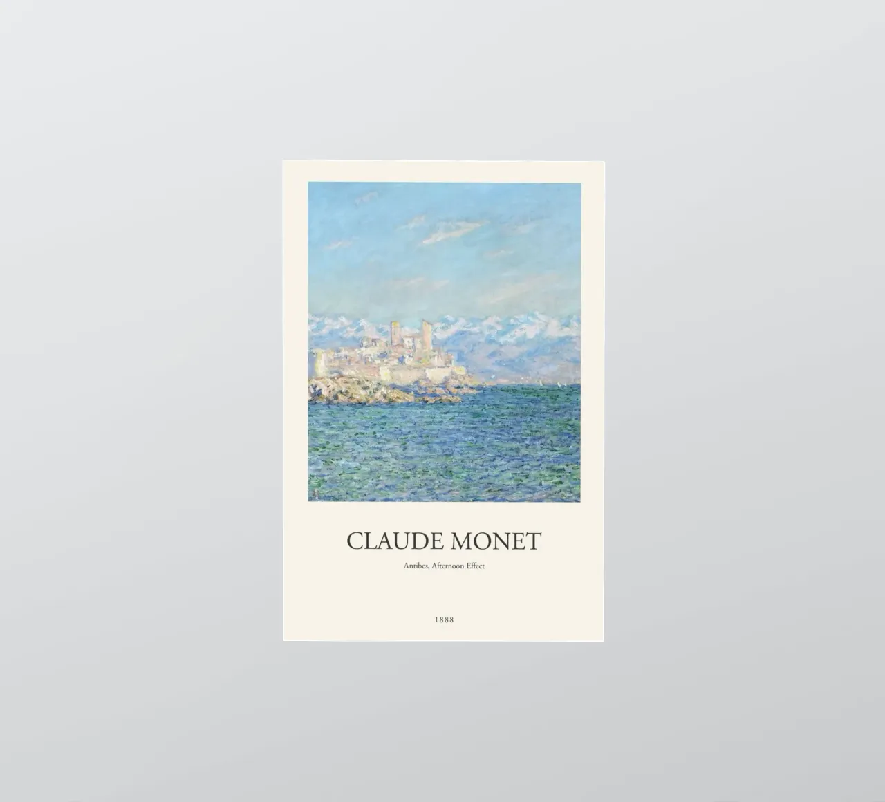 vue étendue sur la méditerranée autocollant de SMG Store
