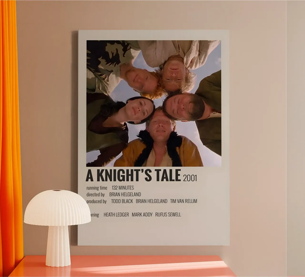A KNIGHT'S TALE 2001 tela con Cornice a cassetta da MVFminimalist