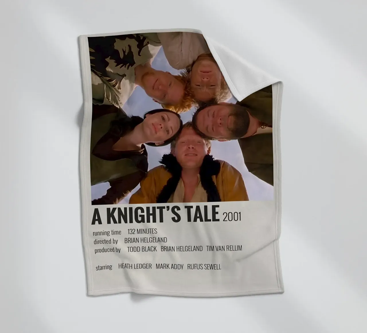 A KNIGHT'S TALE 2001 coperta in pile da MVFminimalist