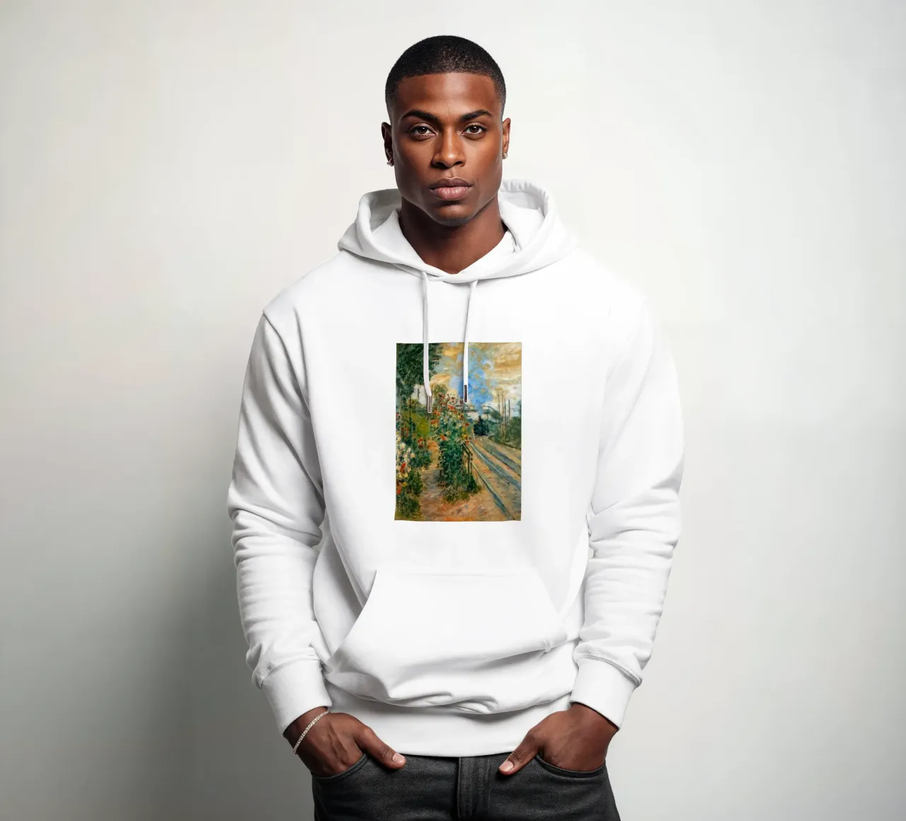 vue de la gare sweat à capuche de SMG Store