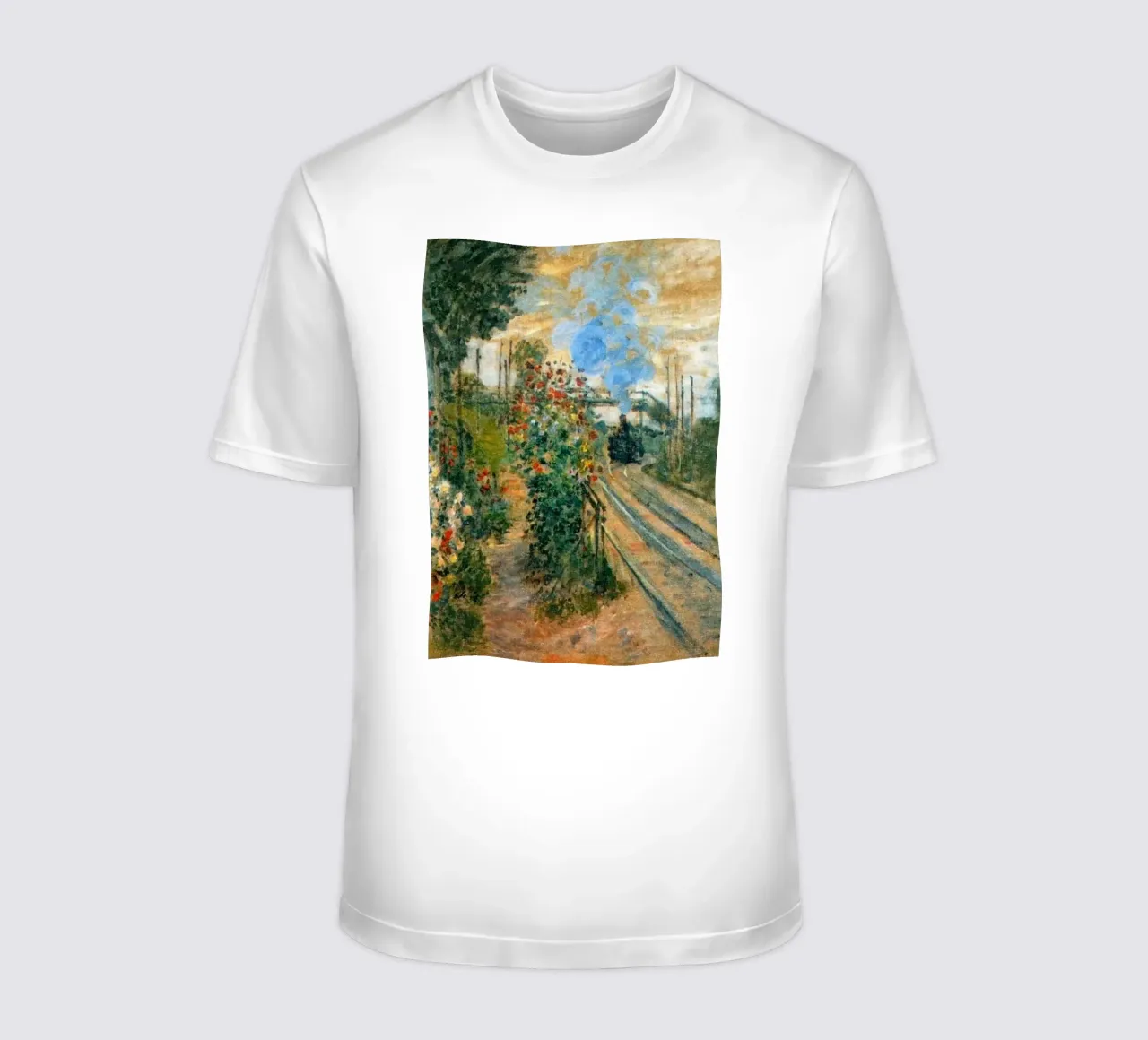 view of the train station t-shirt by SMG Store