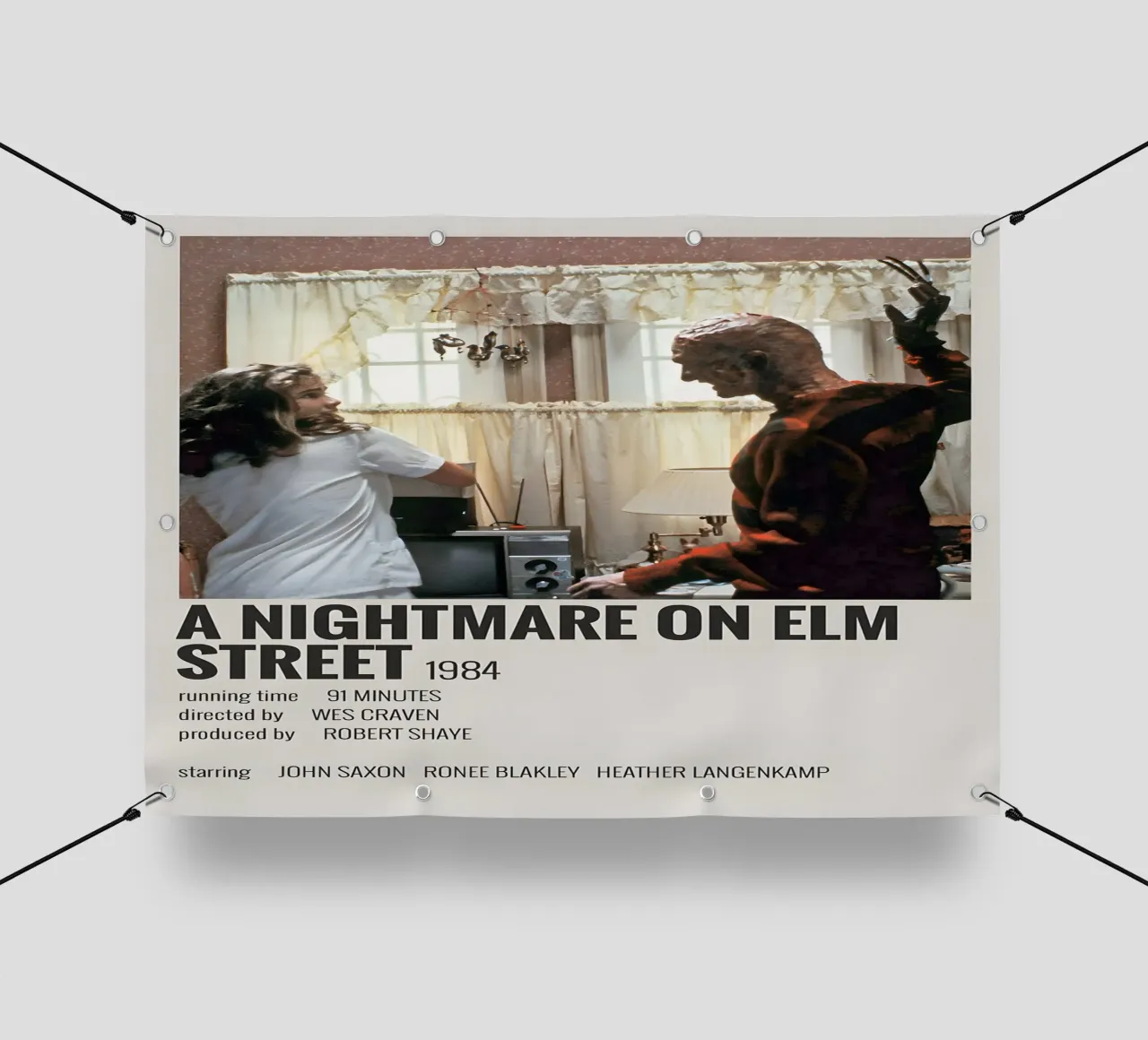 A NIGHTMARE ON ELM STREET 1984 telo in pvc da MVFminimalist