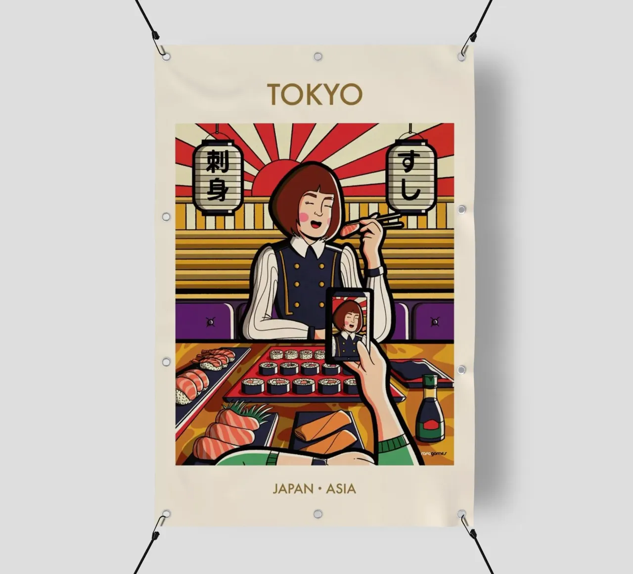 Instagirl Tokyo telo in pvc da Rafa Gomes