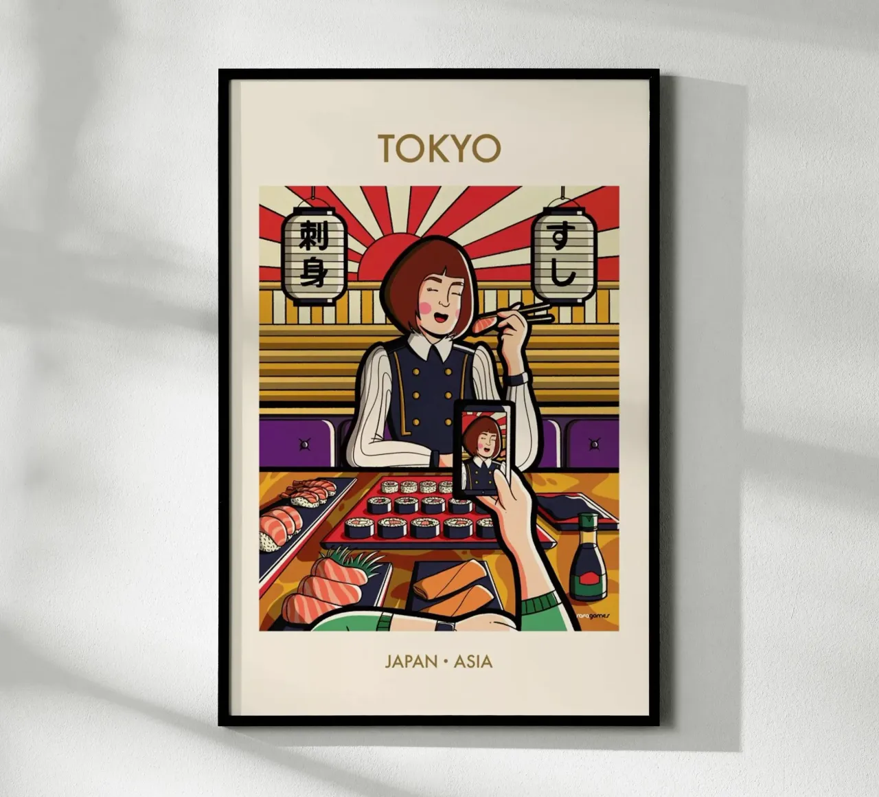 Instagirl Tokyo carta hahnemühle da Rafa Gomes